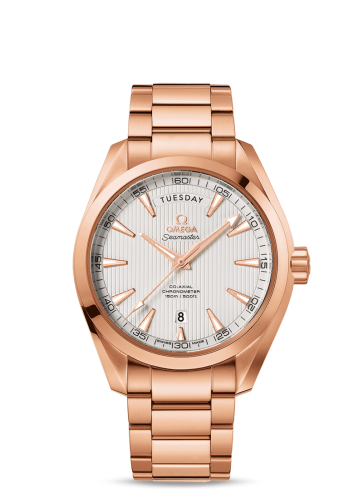 Omega Seamaster Aqua Terra 150m Co-Axial 41.5 Day-Date Red Gold / Silver
